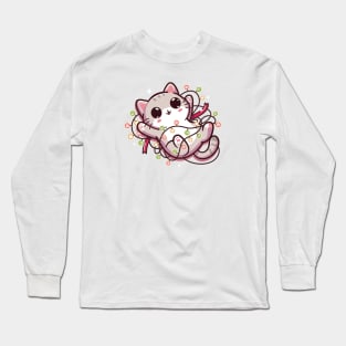 Meowy Christmas Long Sleeve T-Shirt